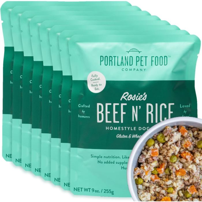 Portland Pet Food Company - Meal Dog Beef & Rice, 9 Oz - Pack Of 8