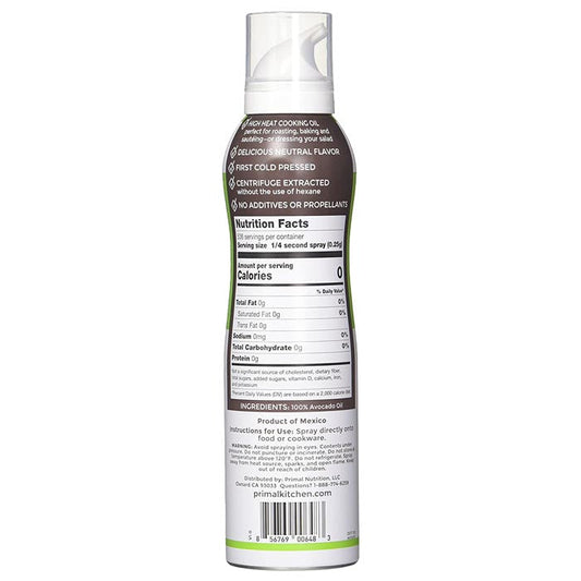 Primal Kitchen - Avocado Oil Spray, 4.7oz - back