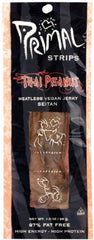 Primal Strips - Vegan Jerky - Meatless - Seitan - Thai Peanut - 1 Oz | Pack of 24 - PlantX US