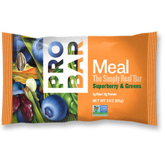 Probar Meal Superberry Greens Bar 3 Oz
 | Pack of 12 - PlantX US