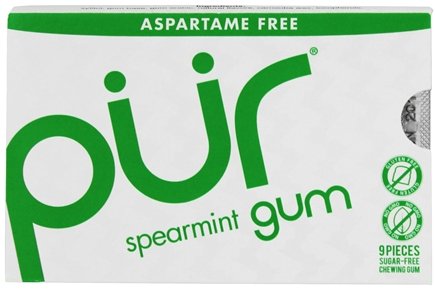 Pur Gum Spearmint 9 Pc Pack
 | Pack of 12 - PlantX US