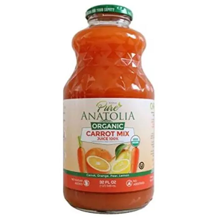 Pure Anatolia Juice Carrot Mix Org 32 Fo - Pack Of 6