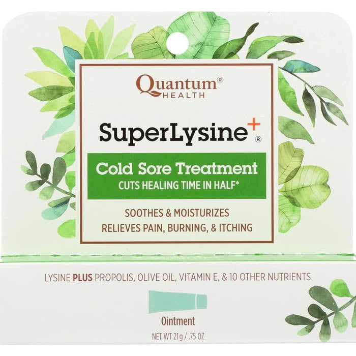Quantum - Health Super Lysine Cold Sore Treatment, 0.75 Oz