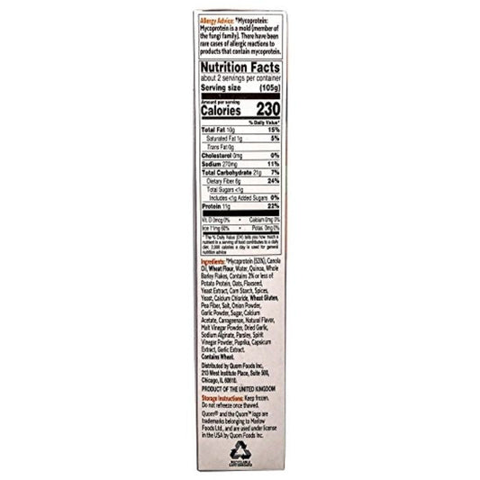 Quorn - Vegan Meatless Buffalo Dippers, 7.05oz - nutrition facts