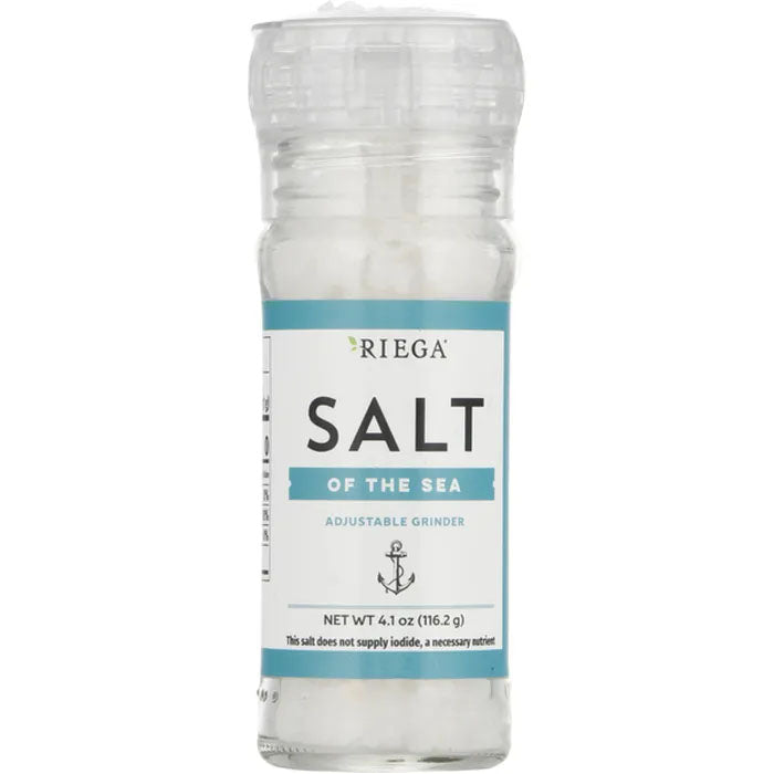 RIEGA - Sea Salt Grinder, 4.1 oz