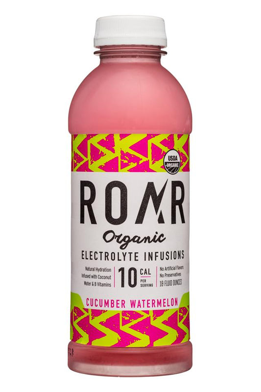 ROAR BEVERAGES Bev Cucumbr Watermln Organic, 18 fo
 | Pack of 12 - PlantX US