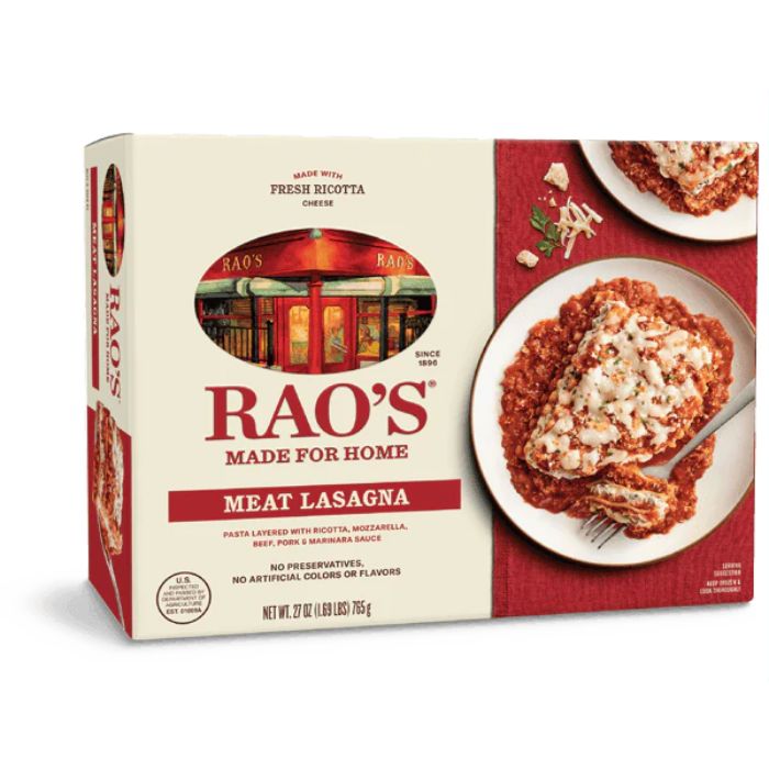 Raos Entree Meat Lasagna 27 Oz - Pack Of 6