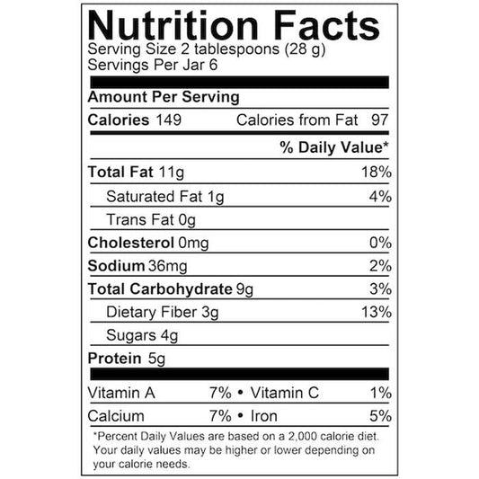 Rawmio - Superfood Spread, 6oz - back