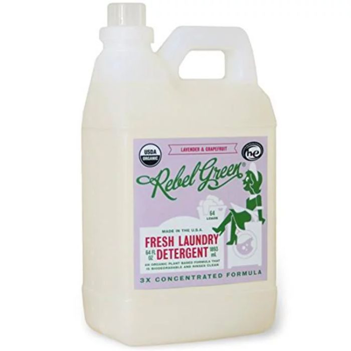 Rebel Green - Detergent Laundry Lavender Grapefruit 64 oz - Pack of 4