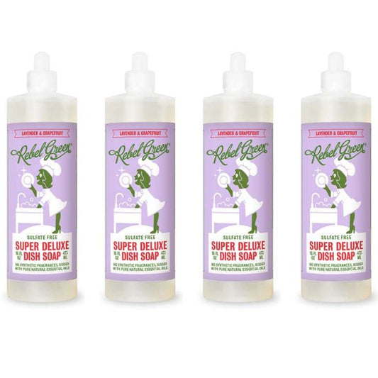 Rebel Green - Soap Dish Lavender Grapefruit 16 oz - Pack of 4