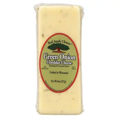 Red Apple Cheese Cheddar Green Onion 8 oz - Pack of 12