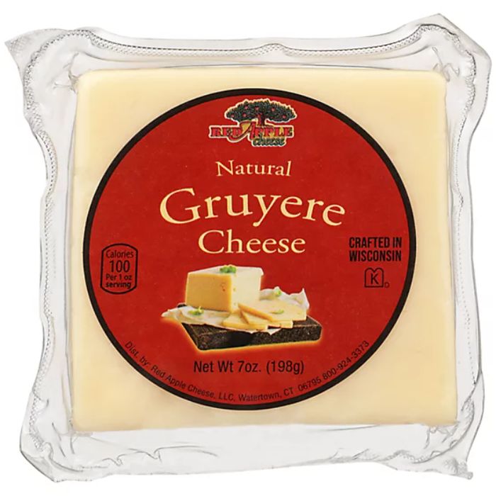 Red Apple Cheese Natural Gruyere 7 Oz - Pack Of 12