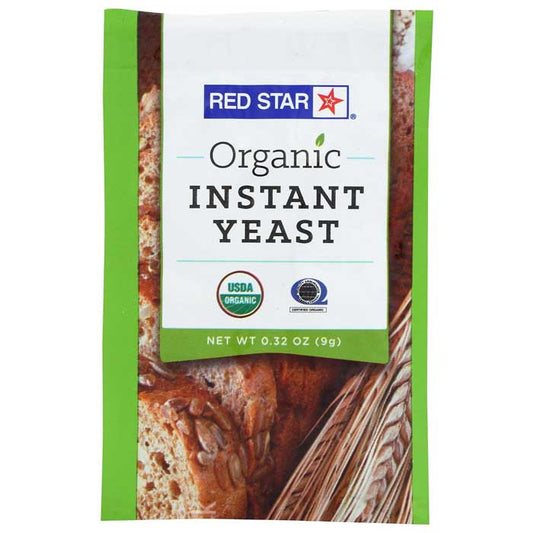 Red Star - Organic Instant Yeast, 0.32 Oz | Pack of 20