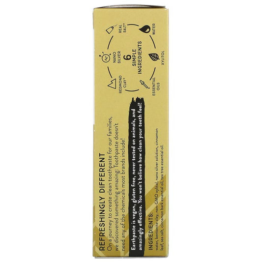 Redmond - Earthpaste Toothpaste, Cinnamon, 4  Oz