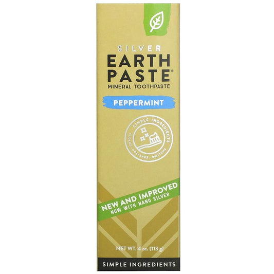 Redmond - Earthpaste Toothpaste, Peppermint, 4  Oz