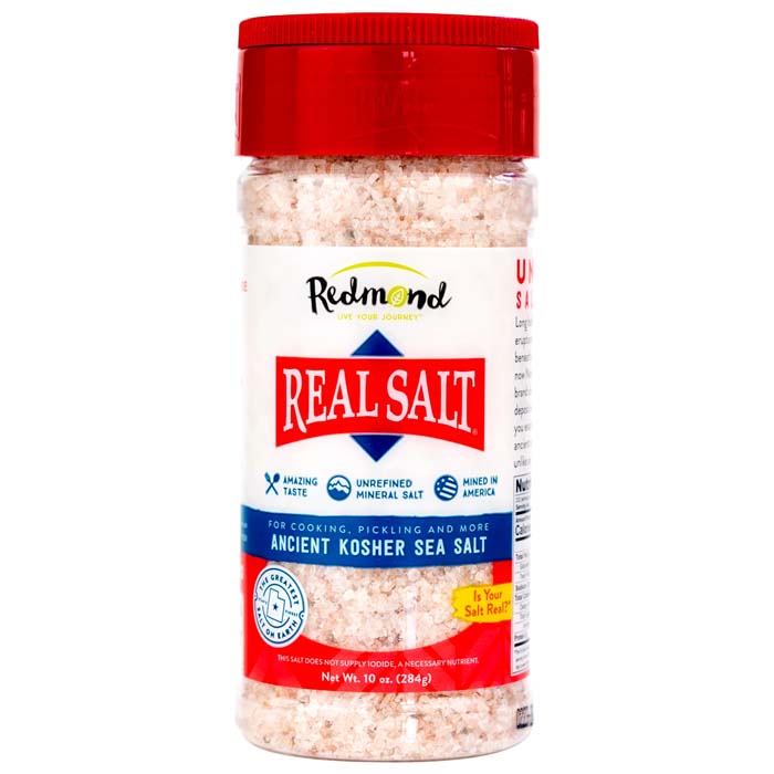 Redmond - Real Salt Kosher Sea Salt Shaker, 10 oz | Pack of 6