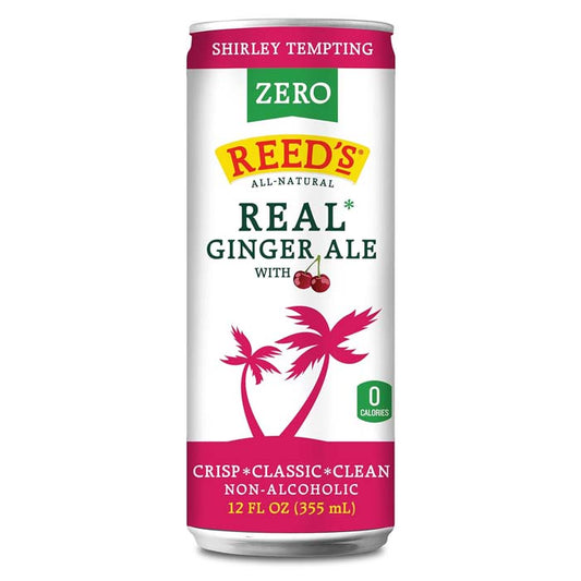 Reeds - Zero Sugar Real Ginger Ale 4pk, 12 oz | Pack of 6