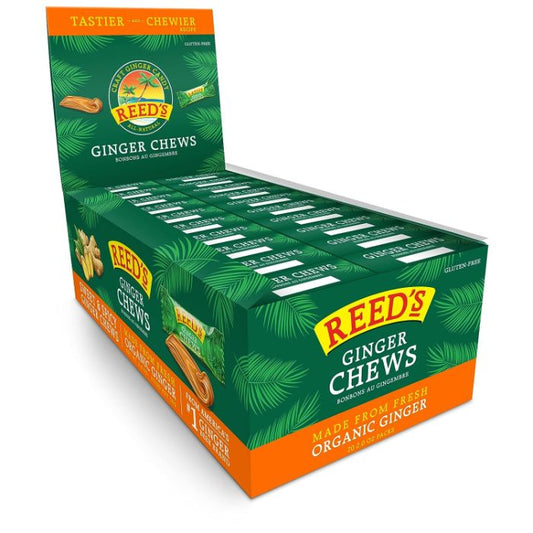 Reed's Candy Ginger Chews 20 Pieces 2 oz - Pack of 20