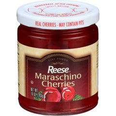 Reese Cherry Maraschino Red Stem 10 Oz - Pack Of 12