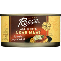 Reese Crabmeat All White 6 Oz - Pack Of 12