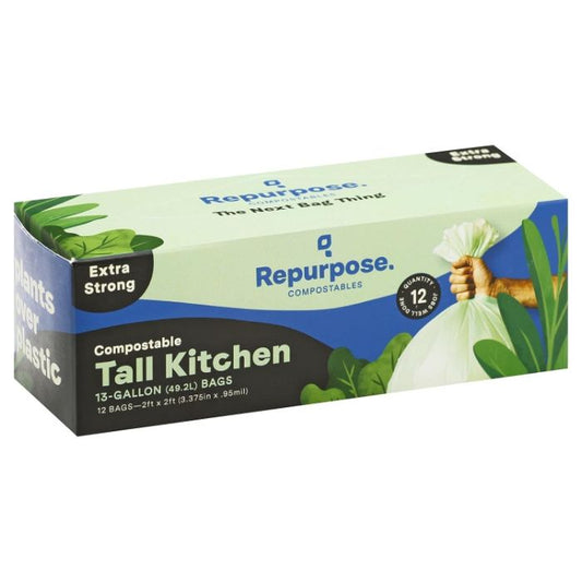 Repurpose Bag Tall Kitchen 13 gal 12 pc 12 ea | Pack of 20