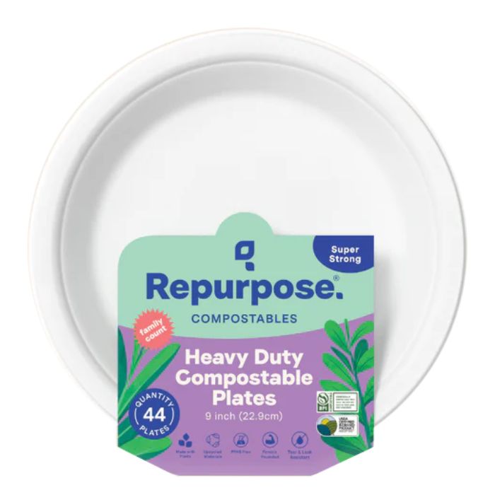 Repurpose Plates 9in Eday Fam 44pc - Pack Of 6