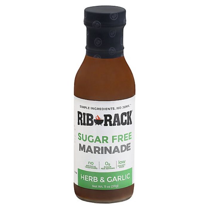 Rib Rack - Marinade Herb Garlic Sugar Free 11 oz - Pack of 6