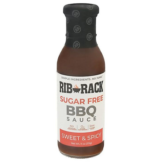 Rib Rack - Sauce Bbq Sweet Spicy Sf 11 Oz - Pack Of 6