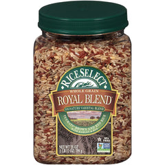 RiceSelect Royal Blend, Whole Grain Texmati Brown & Red Rice with Barley & Rye, 28-Ounce Jars
 | Pack of 4 - PlantX US