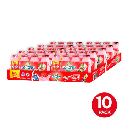 Ricky Joy Drink Yogurty Strawbrry 13.5 Oz - Pack Of 10