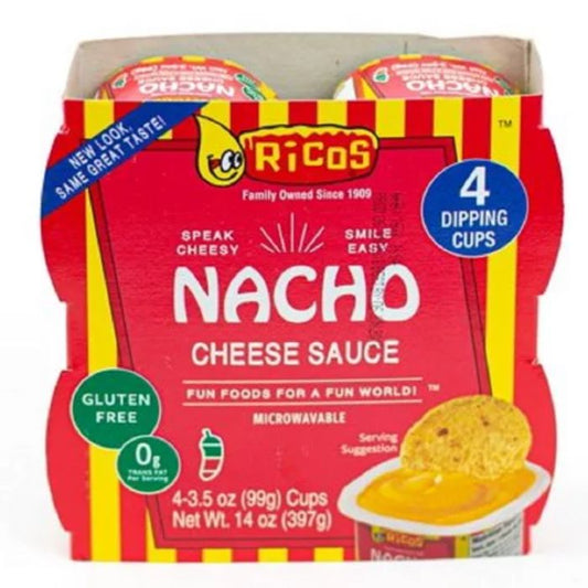 Ricos - Cheese Nacho 4pk 3.5 Oz - Pack Of 12