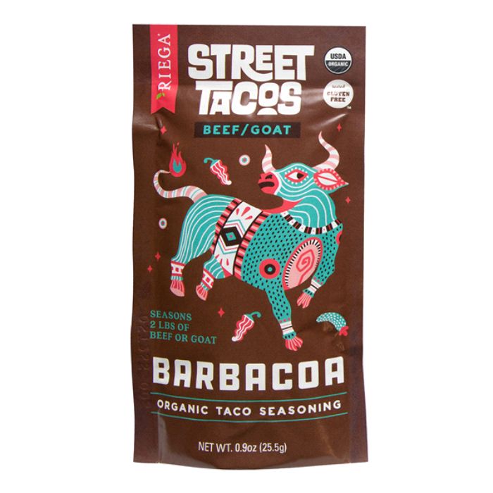 Riega - Seasoning St. Taco Barbacoa 0.9 oz - Pack of 8