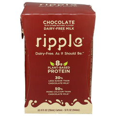 Ripple Milk Aseptic Choc 4pk 32 Fo - Pack Of 4