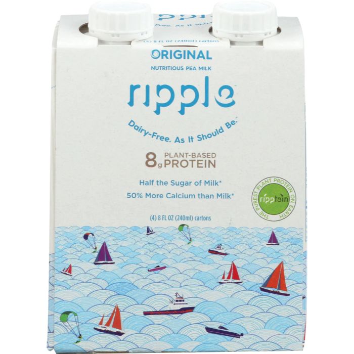 Ripple Milk Aseptic Original 4pk 32 Fo - Pack Of 4