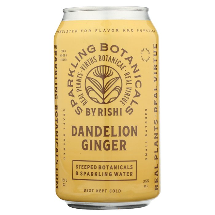 Rishi - Sparkling Water Dandelion Ginger , 12oz