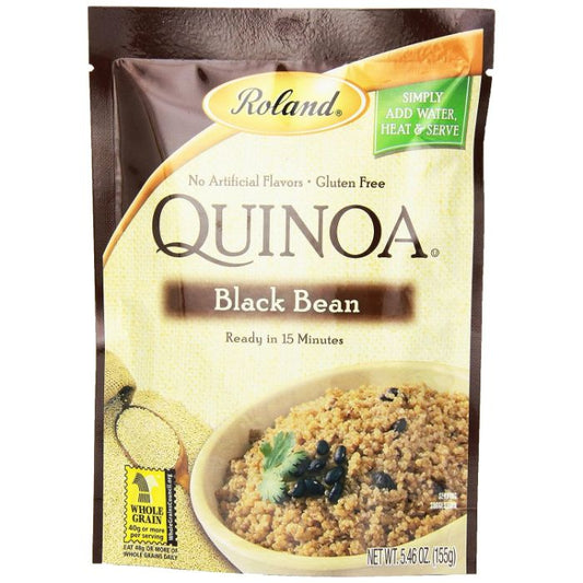 Roland Quinoa Blck Bean 5.46 Oz - Pack Of 6