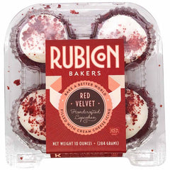 Rubicon Bakery - Cupcake Red Velvet 10 Oz | Pack Of 12