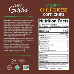 Rw Garcia - Chip Corn Chili Cheese Org 7.5 Oz | Pack Of 12