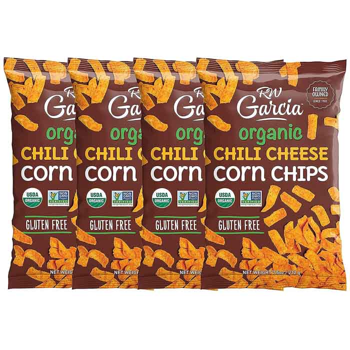 Rw Garcia - Chip Corn Chili Cheese Org 7.5 Oz | Pack Of 12