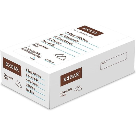 Rxbar - Chocolate Chip Bar, 1.83 oz | Pack of 12