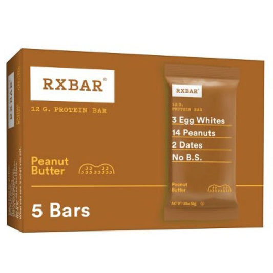 Rxbar - Peanut Butter Bar, 5 Count, 9.15 oz | Pack of 6