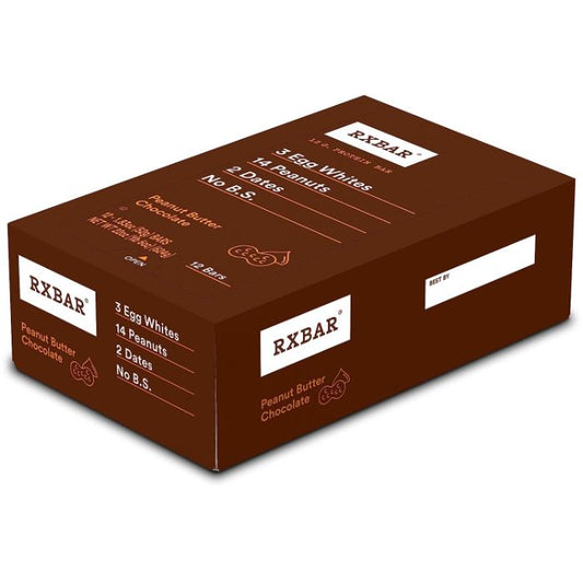 Rxbar - Peanut Butter Protein Bar, 1.8 oz | Pack of 12