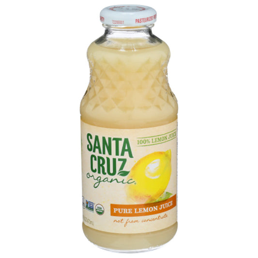 Santa Cruz - Juice Lemon 100% 16 fl oz - Pack of 8