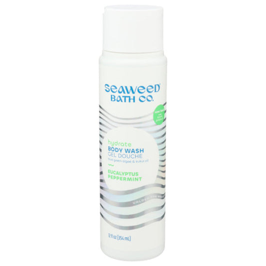SEAWEED BATH CO - Body Wash - Hydrating Eucalyptus 12FO ( Pack of 1)