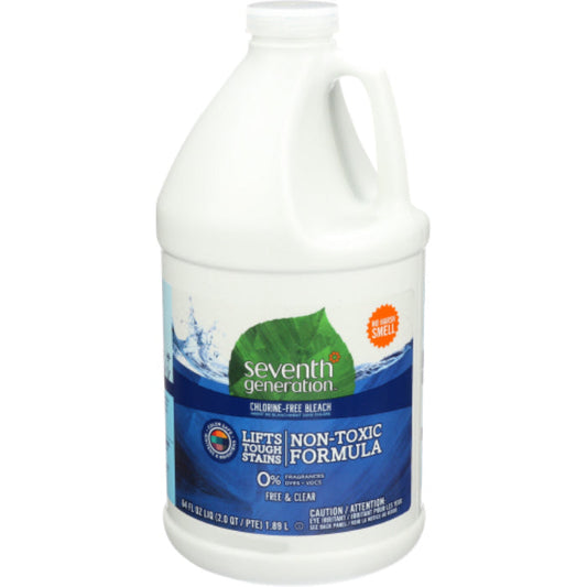 Seventh Generation - Bleach Free & Clear Non-Chlorine, 64 oz | Pack of 6