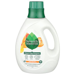 Seventh Generation - Liquid Laundry Fresh Citrus, 90 fl oz | Pack of 4