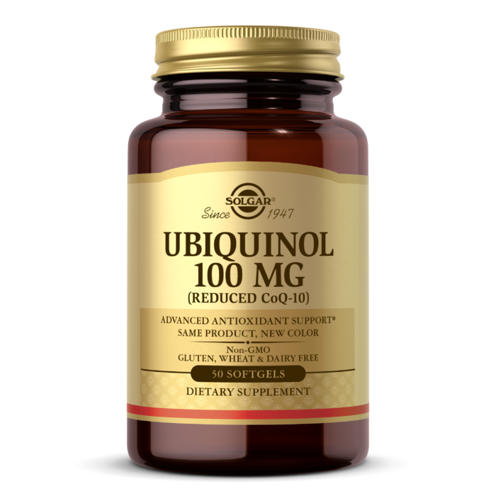 SOLGAR  - Ubiquinol - 100 MG , (50 Softgels)