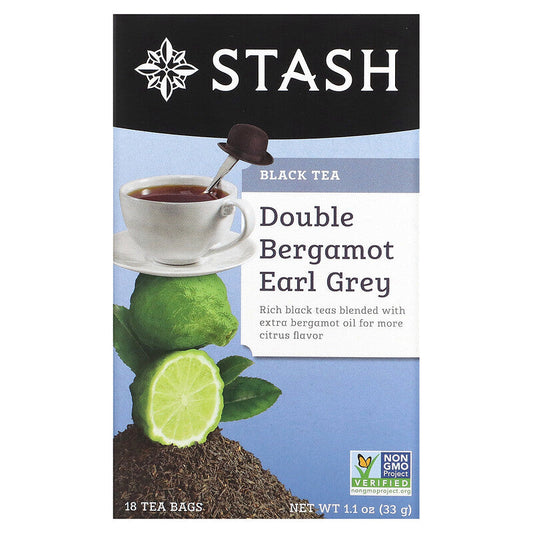 STASH TEA TEA DOUBLE BERGAMOT 18 BG - Pack of 6