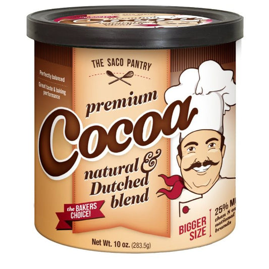 Saco - Cocoa Baking Premium, 10 Oz | Pack of 12