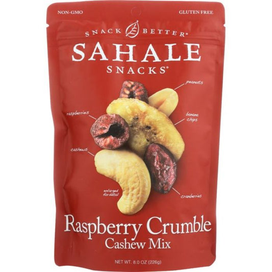 Sahale Snacks - Nut Mix Raspberry Crumble Cashew, 8 Oz | Pack of 4